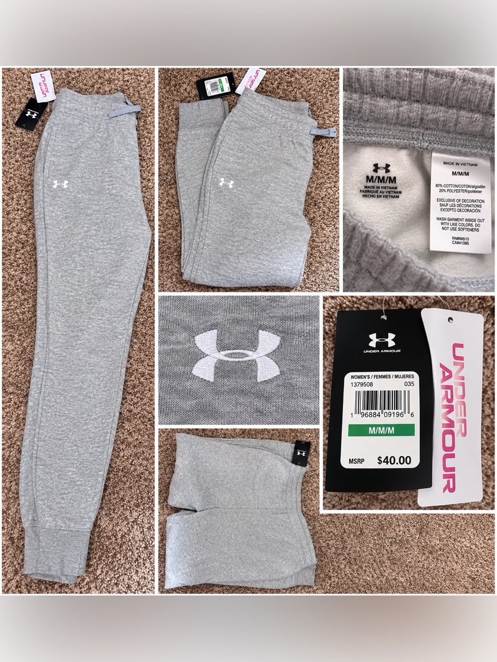 Under Armour Heather Gray Women's Jogger Pants